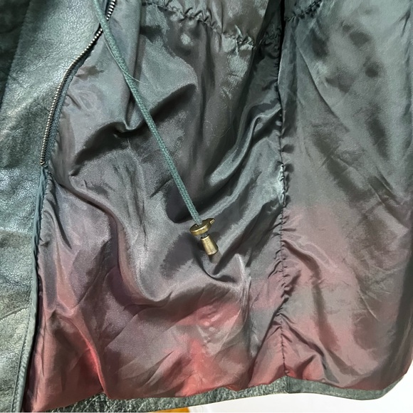 Vintage 1985 Wilsons Leather | Dark Green Parka Jacket | Men’s L (23” Chest) VTG - Picture 12 of 13